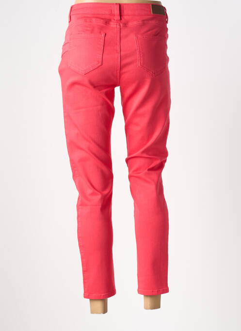 Jeans coupe slim rouge C'EST BEAU LA VIE pour femme