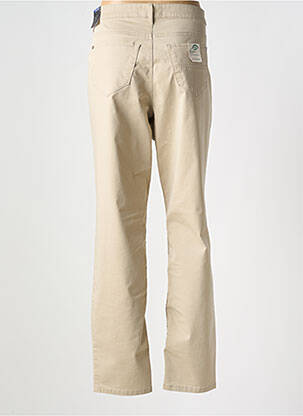 Pantalon droit stretch taille normale beige TONI femme