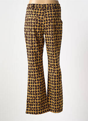 Pantalon flare taille normale taille normale marron SURKANA femme