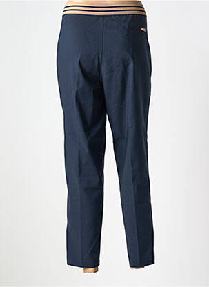 Pantalon 7/8 stretch taille normale bleu WALTRON femme