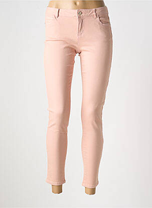 Jeans skinny taille normale taille normale rose MORGAN femme
