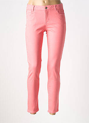 Jeans skinny taille normale taille normale rose fonce MORGAN femme