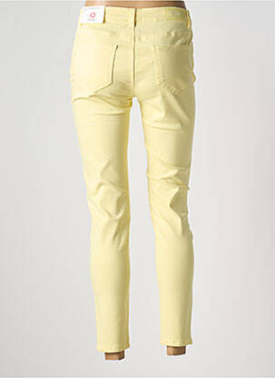 Jeans skinny taille normale taille normale jaune MORGAN femme