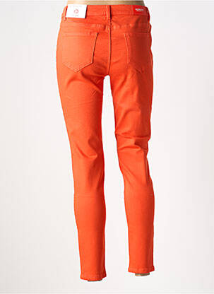 Jeans skinny taille normale taille normale rouge MORGAN femme