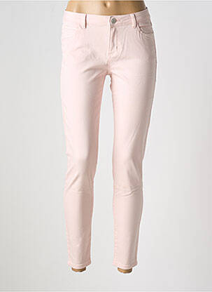 Jeans skinny taille normale taille normale rose MORGAN femme
