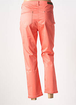 Pantalon droit stretch taille normale rouge JULIE GUERLANDE femme