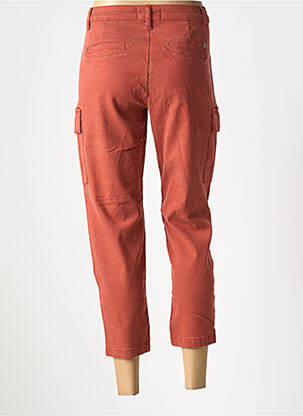 Pantalon 7/8 stretch taille normale marron FREEMAN T.PORTER femme