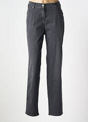 Jeans coupe droite noir TONI pour femme seconde vue