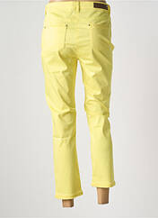 Pantalon droit jaune JULIE GUERLANDE pour femme seconde vue