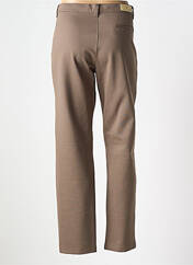 Pantalon droit marron WALTRON pour femme seconde vue