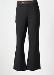 Pantalon flare noir WALTRON pour femme seconde vue