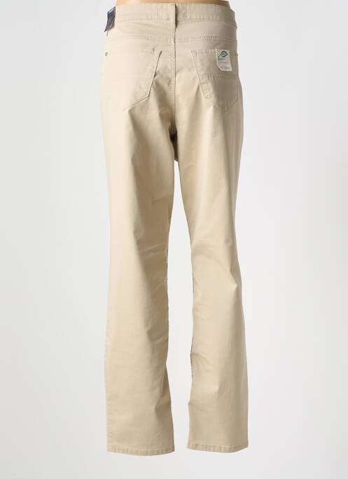 Pantalon droit stretch taille normale beige TONI femme