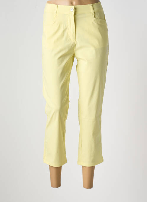 Pantalon 7/8 jaune DIANE LAURY pour femme