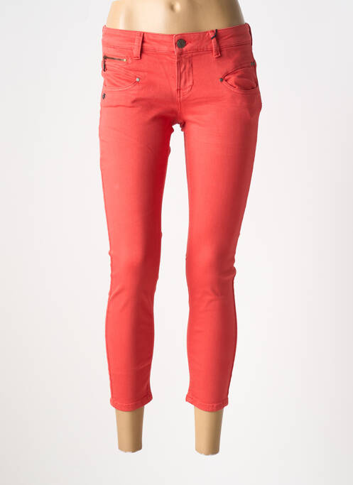 Pantalon 7/8 rouge FREEMAN T.PORTER pour femme