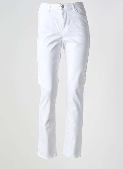 Pantalon droit blanc KANOPE pour femme
