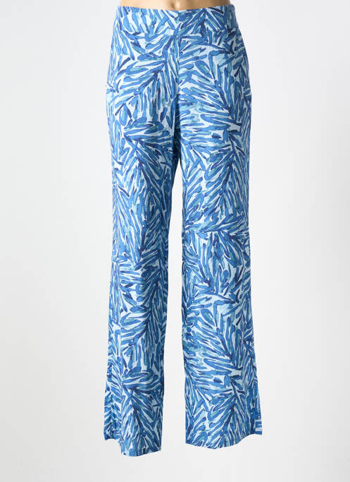 Pantalon droit bleu PAZ TORRAS pour femme