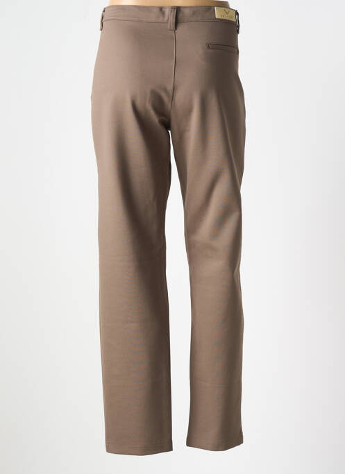 Pantalon droit marron WALTRON pour femme
