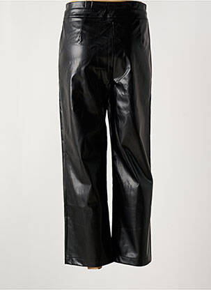 Pantalon large fermeture zippée sous rabat avec crochet taille normale noir SURKANA femme