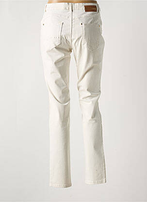 Pantalon slim tissage popeline taille normale beige LOLA ESPELETA femme