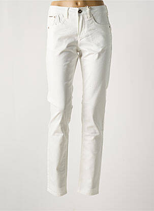 Jeans coupe slim taille normale taille normale blanc CREAM femme