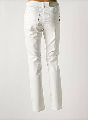 Jeans coupe slim taille normale taille normale blanc CREAM femme