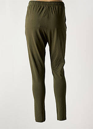 Pantalon slim taille élastique taille normale vert KAFFE femme