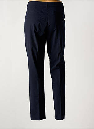 Pantalon slim tissage popeline taille normale bleu KANOPE femme