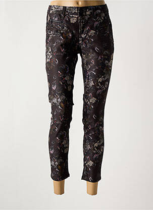 Pantalon 7/8 stretch taille normale noir FREEMAN T.PORTER femme