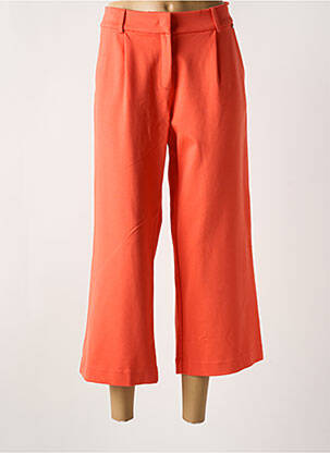 Pantalon 7/8 stretch taille normale orange ANDAM femme