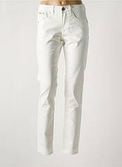 Jeans coupe slim blanc CREAM pour femme seconde vue