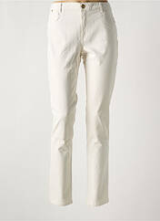 Pantalon slim beige LOLA ESPELETA pour femme seconde vue