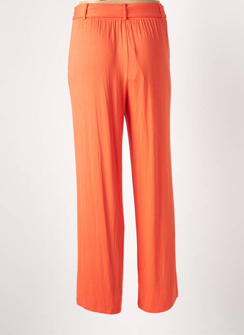 Pantalon large taille normale taille normale orange SURKANA femme