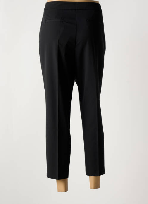 Pantalon 7/8 tissage popeline taille normale noir NINATI femme