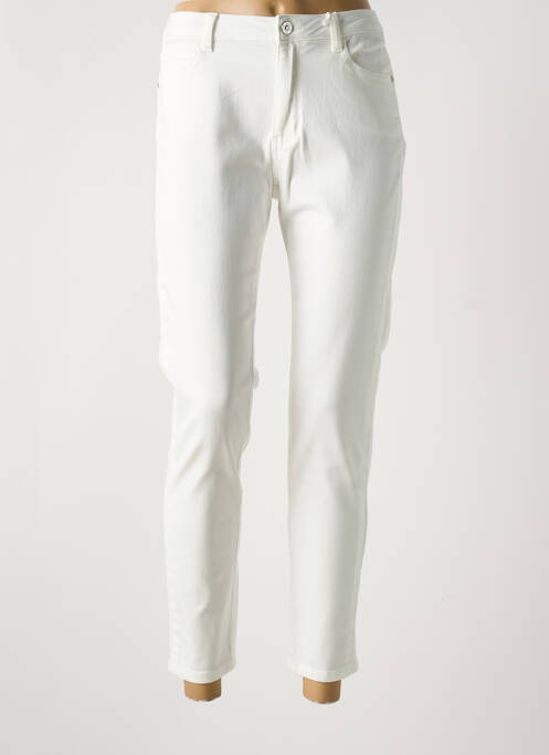 Pantalon 7/8 blanc C'EST BEAU LA VIE pour femme