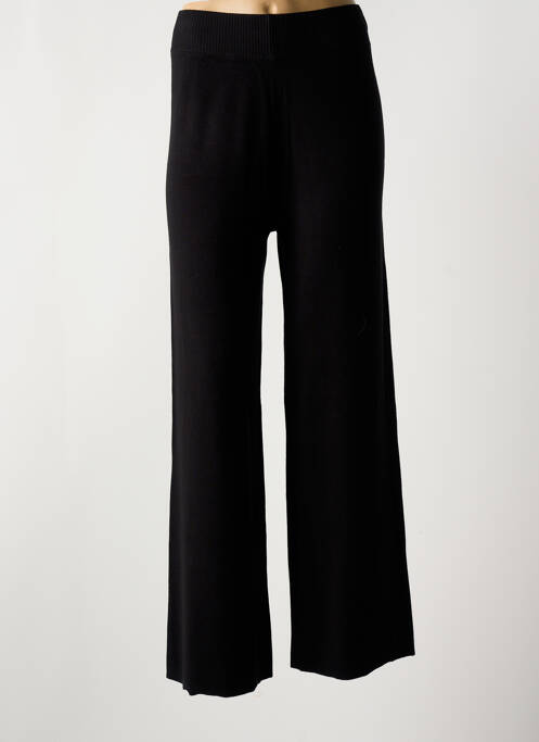 Pantalon droit noir KAFFE pour femme