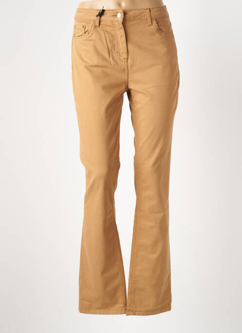 Pantalon flare marron JULIE GUERLANDE pour femme