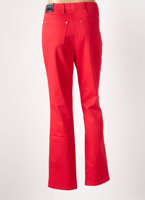 Pantalon flare rouge TONI pour femme