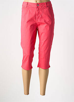 Corsaire stretch taille basse rouge C'EST BEAU LA VIE femme