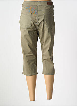 Corsaire stretch taille basse vert C'EST BEAU LA VIE femme