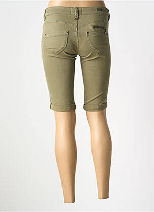 Corsaire tissage denim vert FREEMAN T.PORTER femme