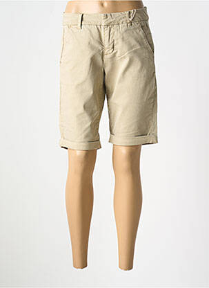 Corsaire stretch taille normale beige CREAM femme