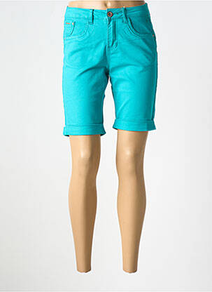 Short tissage denim taille normale bleu CREAM femme