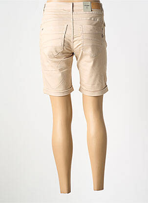 Short tissage denim taille normale beige CREAM femme