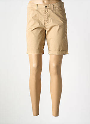Corsaire stretch taille normale beige LCDN femme
