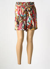 Short rouge C'EST BEAU LA VIE pour femme seconde vue