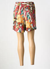 Short rouge C'EST BEAU LA VIE pour femme seconde vue