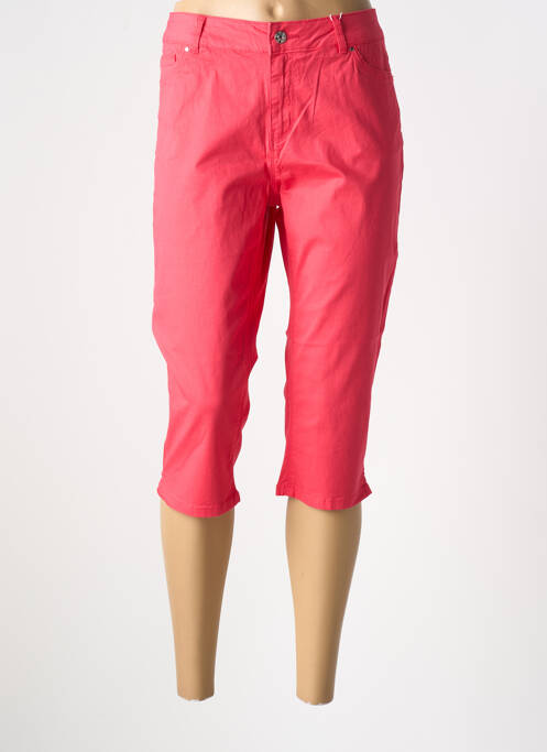 Corsaire stretch taille basse rouge C'EST BEAU LA VIE femme