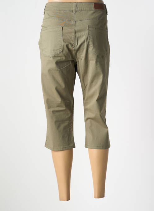 Corsaire stretch taille basse vert C'EST BEAU LA VIE femme