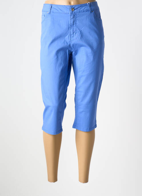 Corsaire stretch taille basse bleu C'EST BEAU LA VIE femme