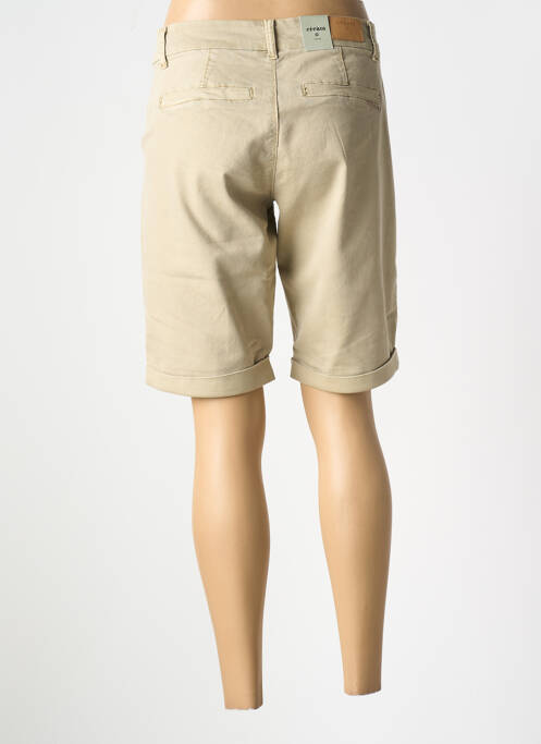 Corsaire stretch taille normale beige CREAM femme
